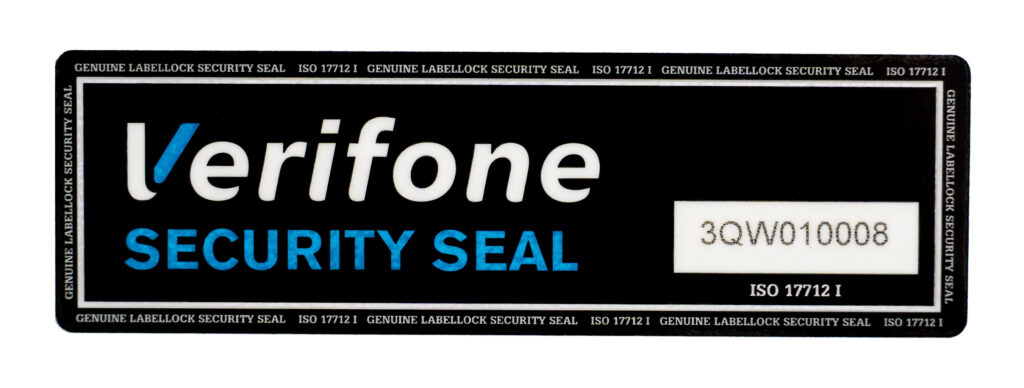 Custom Dual Layer LabelLock® Tamper Evident Security Labels for Phone Company